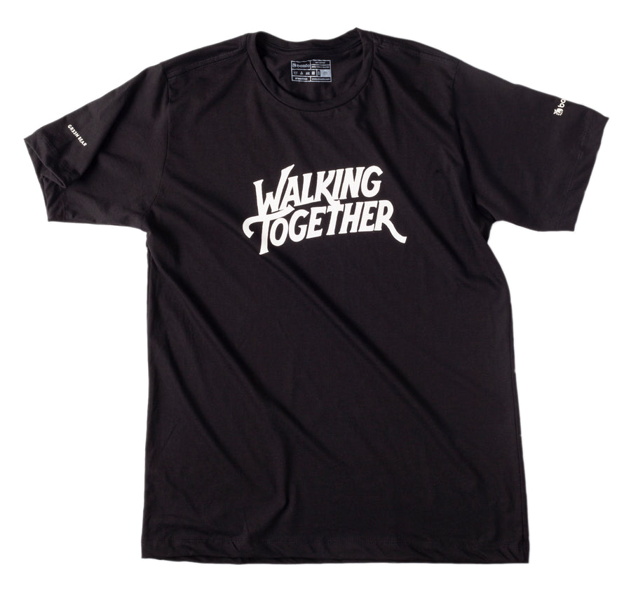 Camiseta Negra Estampada